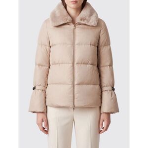 Herno Women Herno Quilted Ultra-Light Nylon Down Jacket With Fur Collar